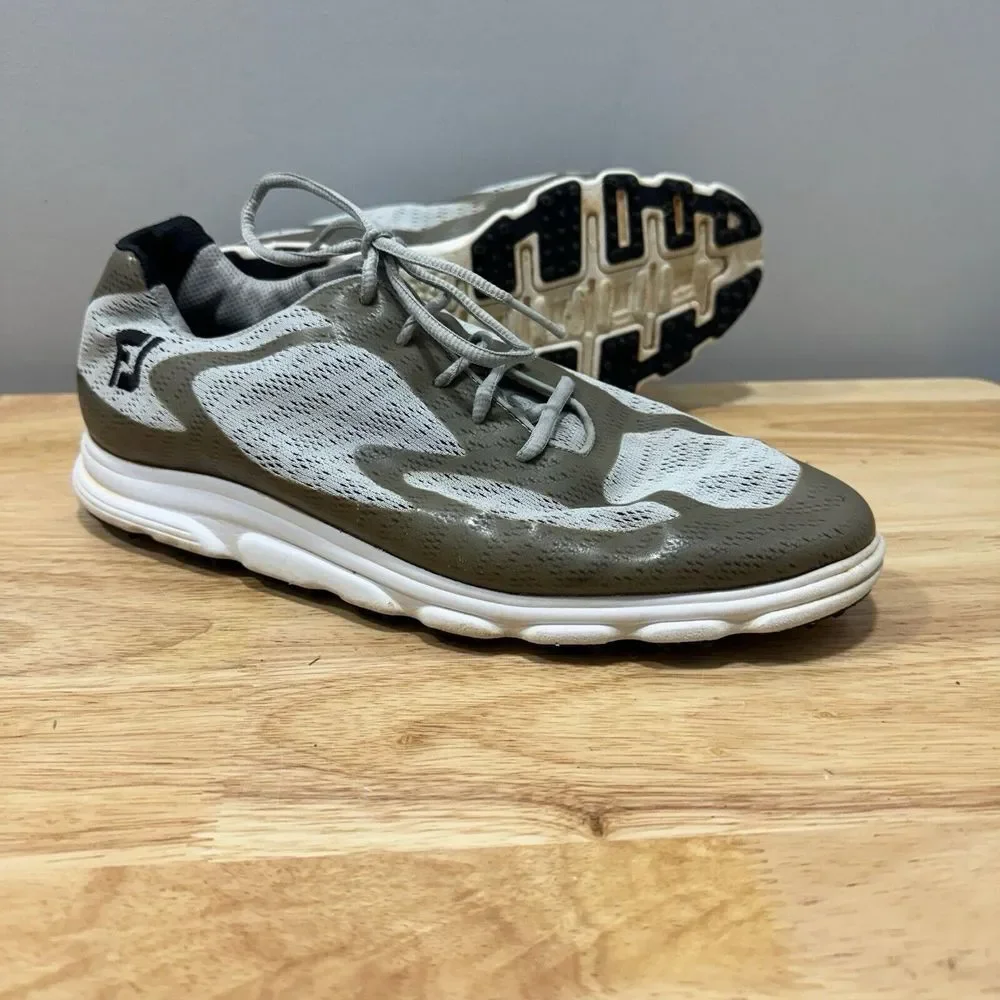 FootJoy Superlites XP Spikeless Golf Shoes Mens 9.5 M‎ Gray 58025